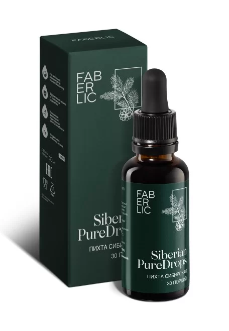 Концентрат пихты сибирской с элеутерококком и лимонником Siberian Pure Drops
