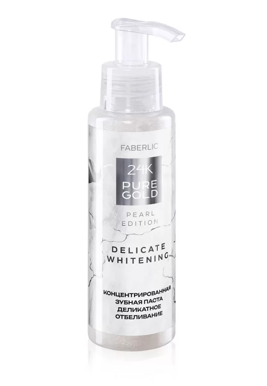 Концентрированная зубная паста Delicate Whitening 24K Pure Gold